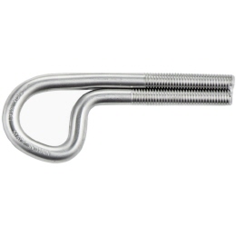 Vertical Evolution Klebehaken D-Form Inox 316L