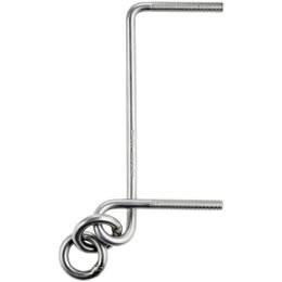 Vertical Evolution Klebehaken DUO + 2 Ringe 316L