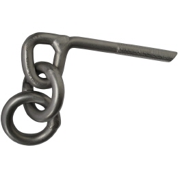 Vertical Evolution Klebehaken VE mit 2 Ringen 316L