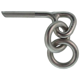Raumer Klebehaken mit Ringen Marine