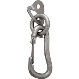 Raumer Rock Lasche mit Ring und Karabiner Marine