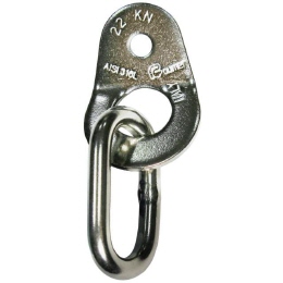 Raumer Wing Lasche M8 mit Ring oval Inox