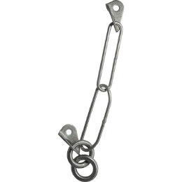 Raumer Abseilstation mit Laschen + 2 Ringe Marine