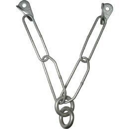 Raumer Abseilstation V-Form Rock + 2 Ringe Marine