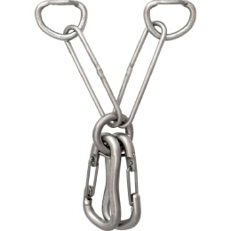 Raumer Abseilstation V-Form Anellox + Karabiner